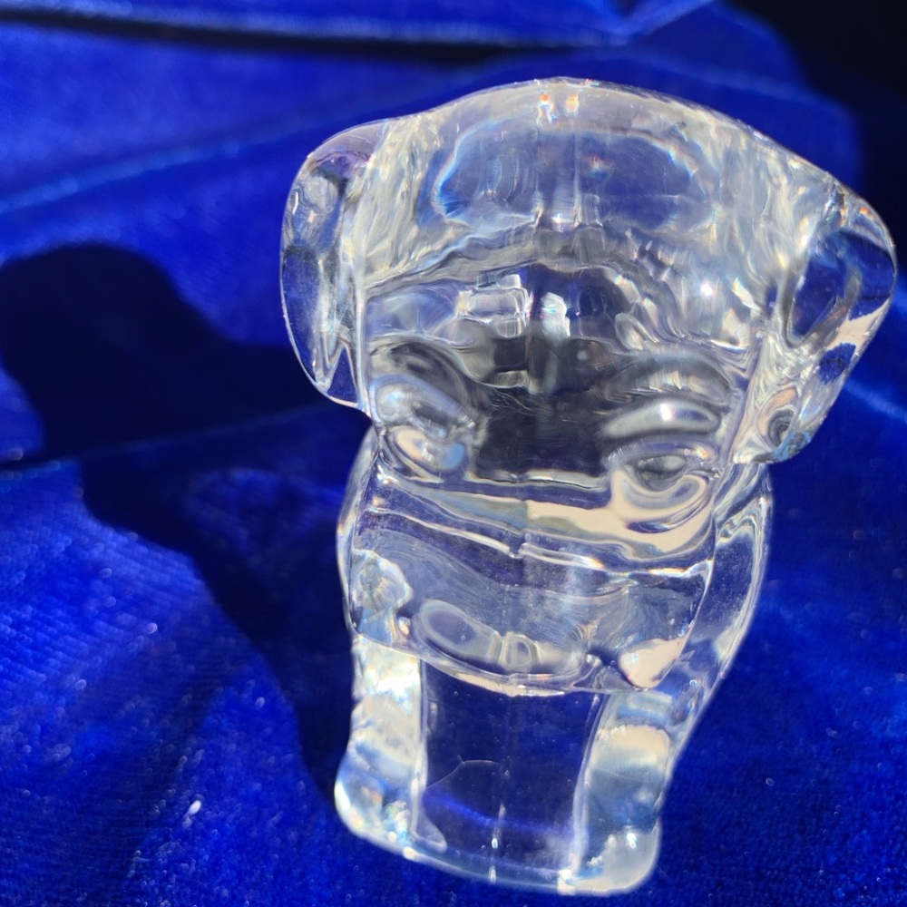 Antique “Dopey Dog” Glass Figurine From Depression Era Federal Glass